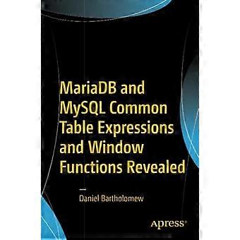 Funzioni di finestra ha rivelate ed espressioni di tabella comune di MySQL e MariaDB