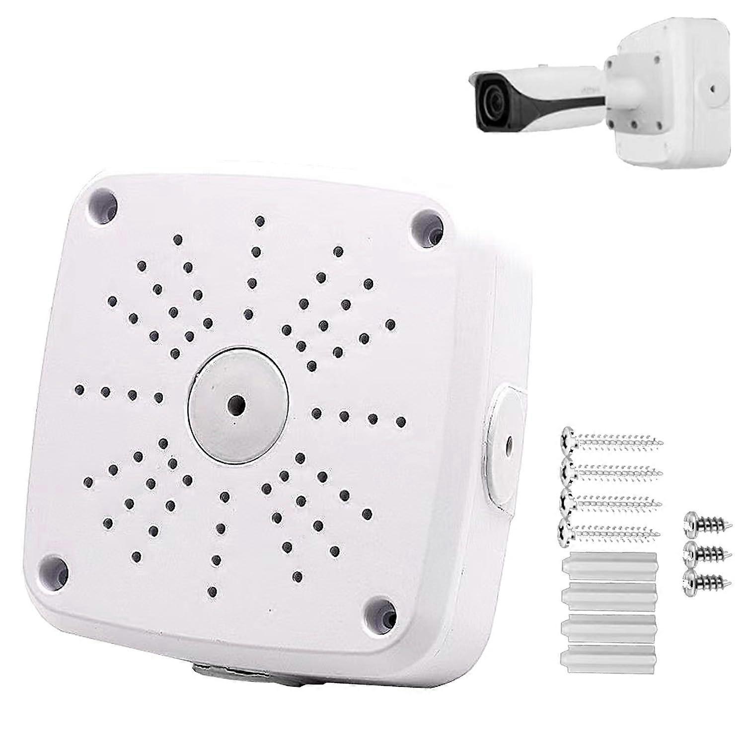 Security Camera Mount Box ABS Dome Bracket with Weatherproof CCTV Junction for Long Lasting Protection