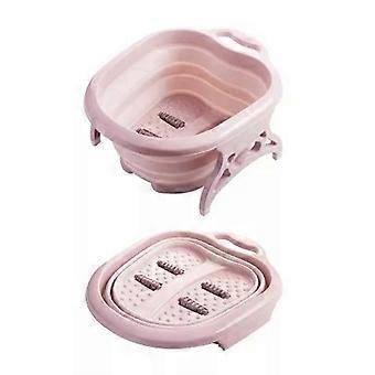2026 Suitable Folding Foot Tub PP PET Portable 4 Massage Rollers Foot Soaking Bath Basin for Home Travel - S