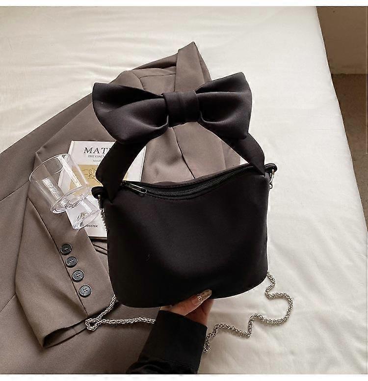 Cloud-Shaped Bow Decorative Handbag, Spring Girl's Bag