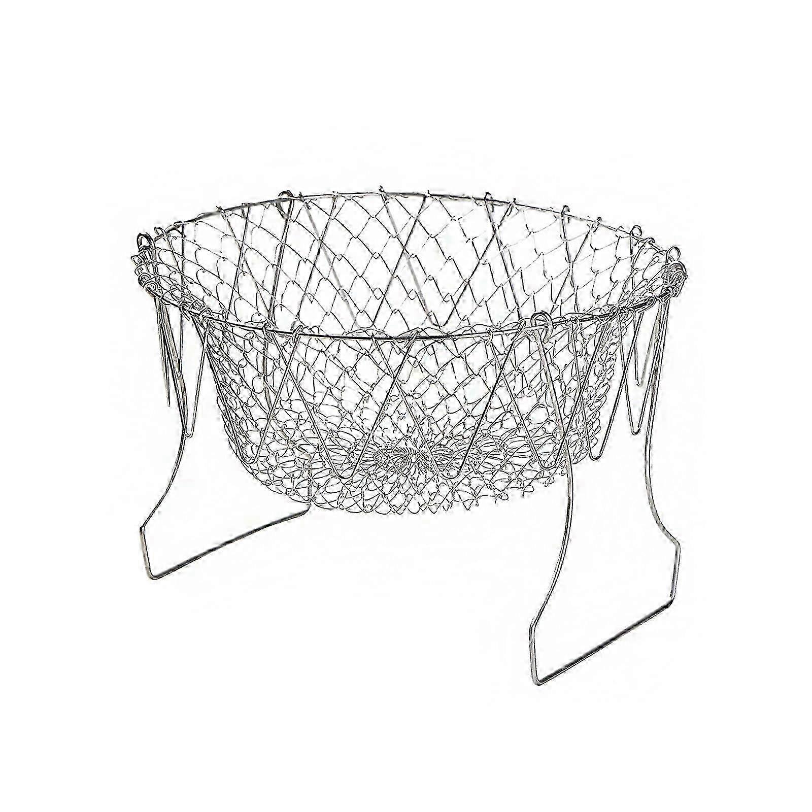 Folding Fry Basket - Multi-Use Food Filter & Strainer