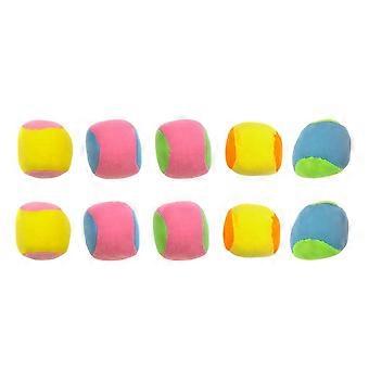 10Pcs Suction Balls Children Sticking Toys Children Dart Accessories (Random Color)