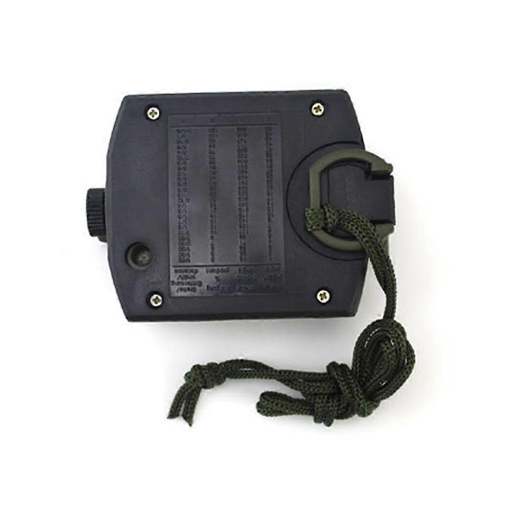 Multiuse Compass Outdoor Pocket Compass for Ranging Measurement Green