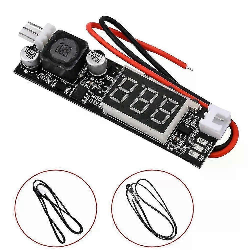 Single 12V 2A DC PWM 2-3 Wire Fan Temperature Control Speed Controller Driver Module compatible with Chassis Computer Noise Reduction Module