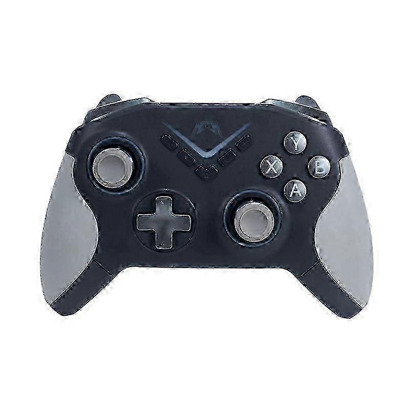 Gamepad Wireless Gaming Controller with Colorful RGB Light Hall Linear Trigger Bluetooth Controller compatible with Switch,PC,A--Dark Gray