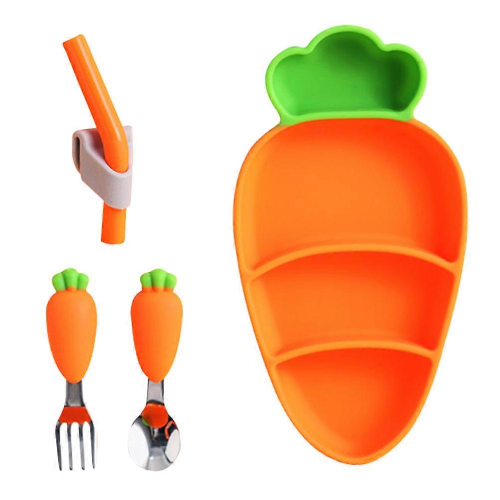 Portable Dishes for Divided Toddler Plates 2Sets