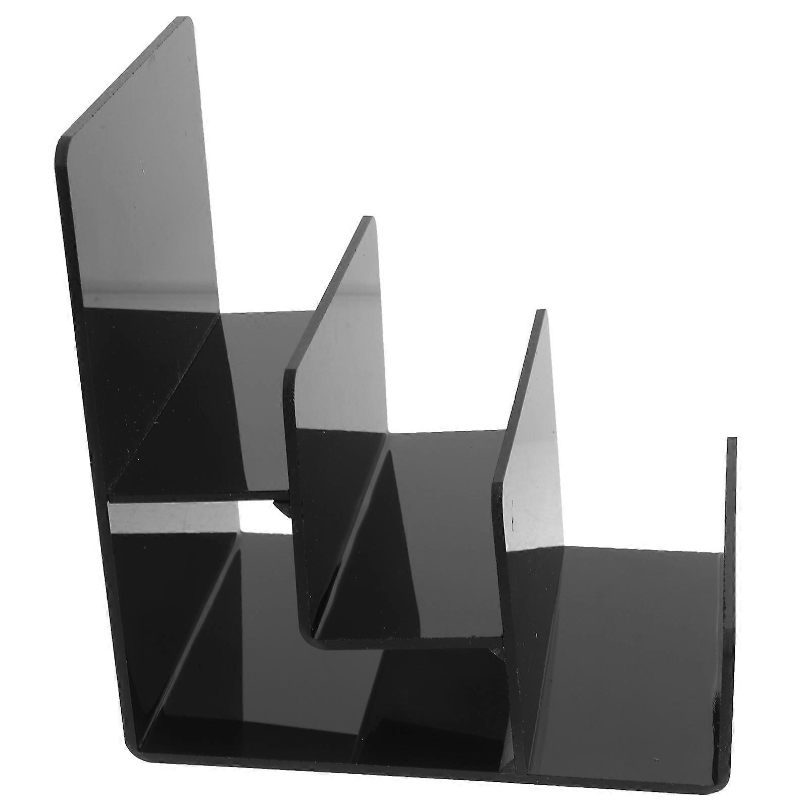 Wallet Display Stand Acrylic Multi-Layer Organizer for Display 4Pcs