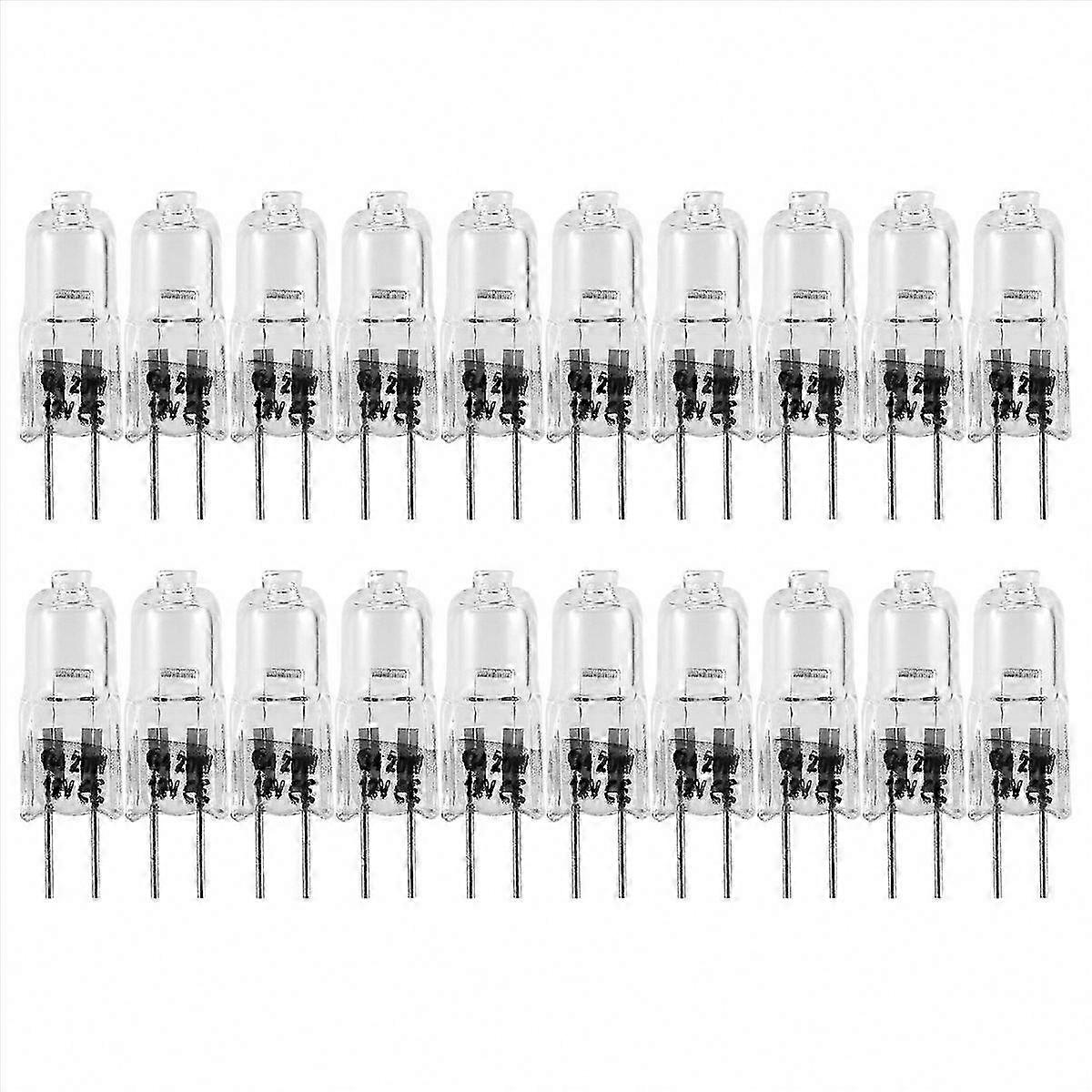 20-Pack G4 Halogen Bulbs, 20W 12V Lighting Solution