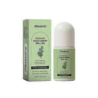 Siero roll-on al rosmarino per il cuoio capelluto, siero nutriente per la cura dei capelli, trattamento portatile per il cuoio capelluto per capelli lisci e sani