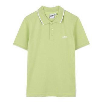 Boss Childrens/Kids Contrast Tipped Short-Sleeved Polo Shirt