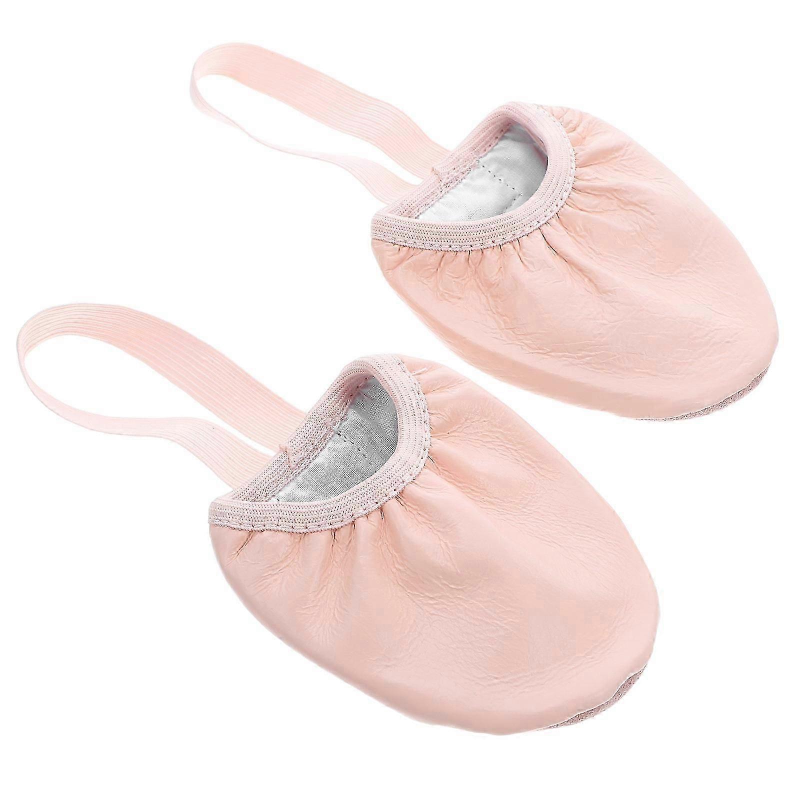 Elastiske tåsko balletsko 1 par til voksne beige