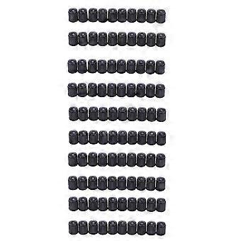 100Pcs Plastic Bike Bicycle Valve Dust Caps Car Van Motorbike Tyre Tubes