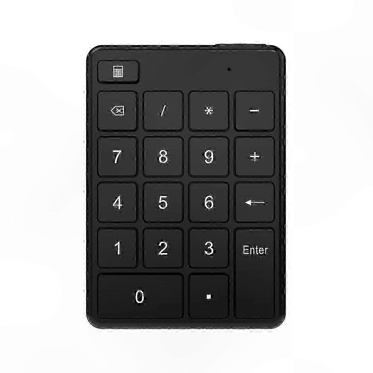 Universal Bluetooth Numeric Keypad with 19 Keys for PC Wireless Connection