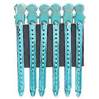 6Pcs Metal Hairdressing Duck Bill Alligator Hair Clips Fit Professional Salon FASTXM