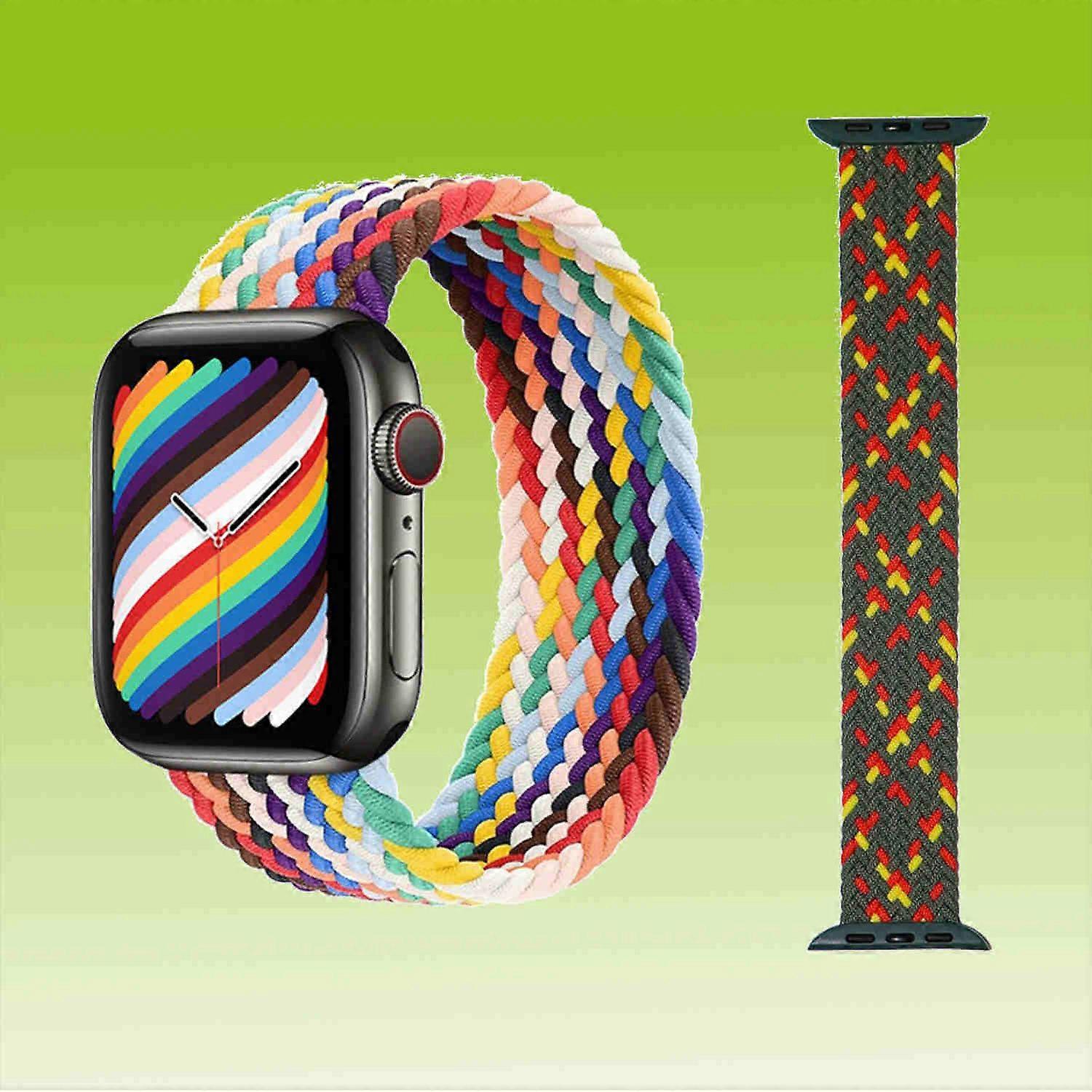 Replacement Nylon Watch Band for Apple Watch Series 10 46mm / 1 + 2 Ultra 49mm 9 / 8 / 7 45 / 6 SE 5 4 44 / 3 2 1 42mm