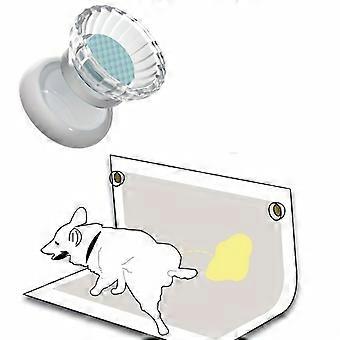 Wall-Mounted Pet Pee Pad Holder, Transparent Plastic Dog Toilet Accessory with Suction Cups