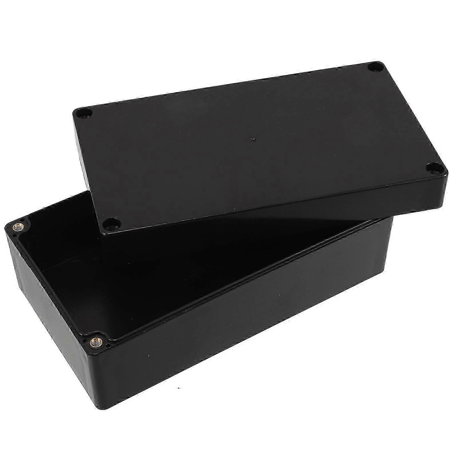 Black Electrical Junction Box Plastic Enclosure compatible with Connection 2Pcs