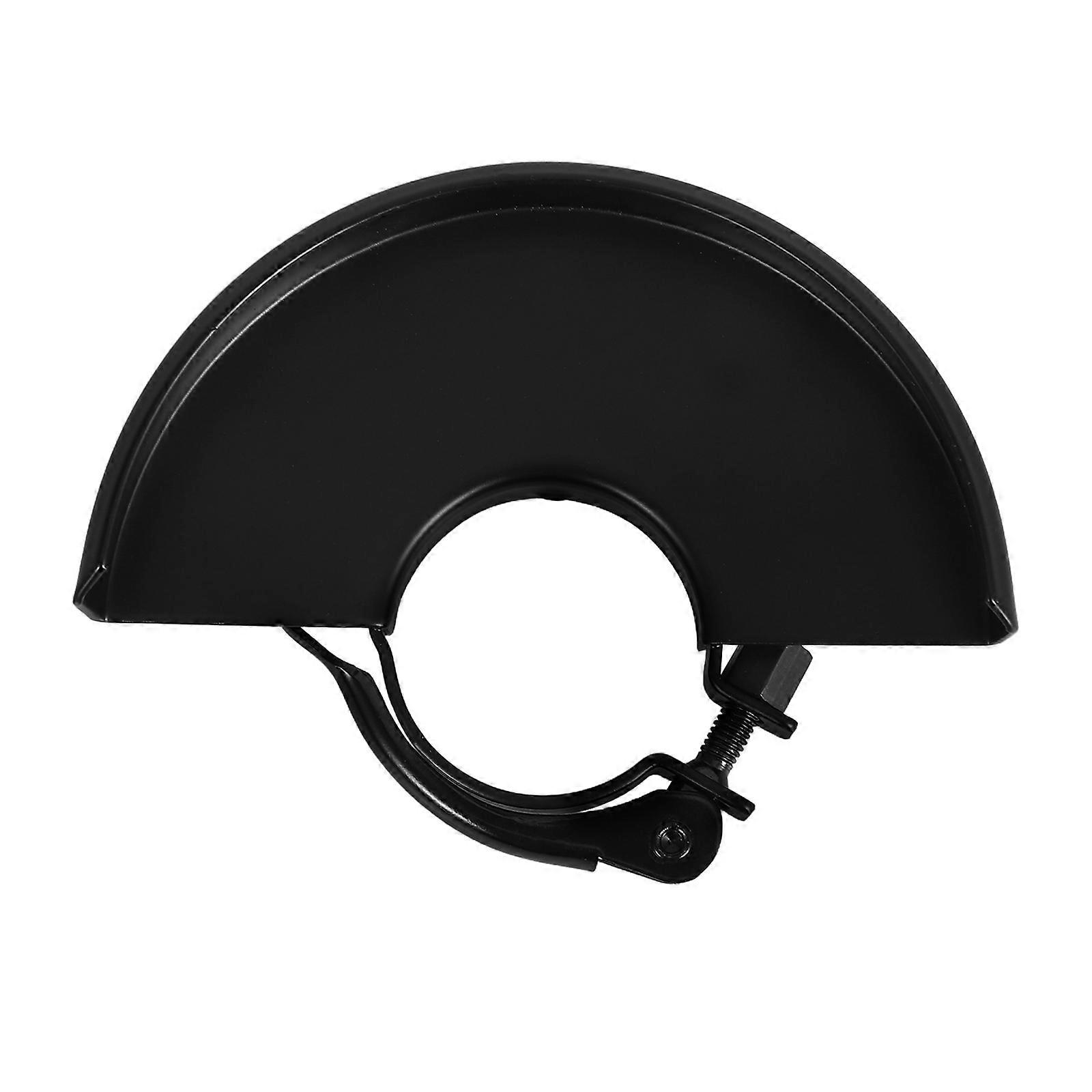 Adjustable Angle Grinder Protective Cover for Dustproof Guard Black Metal