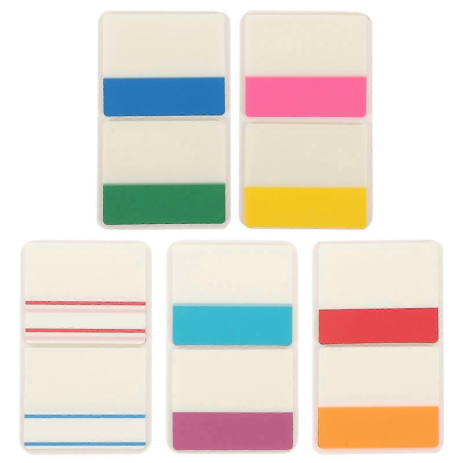 Index Tabs Writable Sticky Tabs Book Marking Classification Compact Design 5Pcs