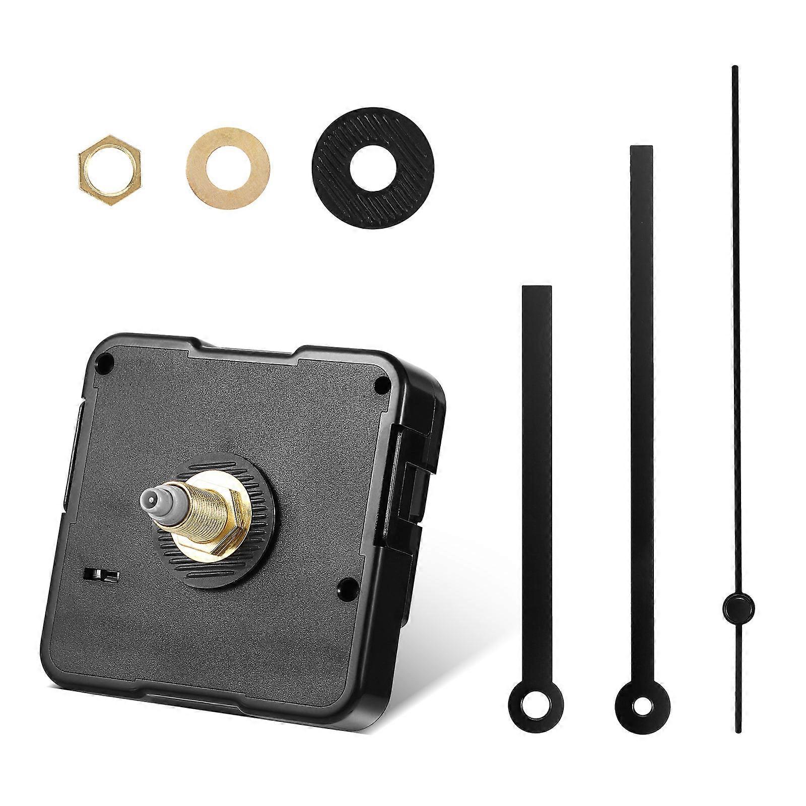 Diy Quartz Clock Movement Kits For Diy Replacement Black Straight Clock Hand