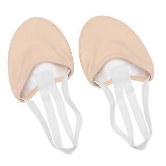 Ballet Shoes Lightweight Half Sole Cover for Dancing 1Pair Beige