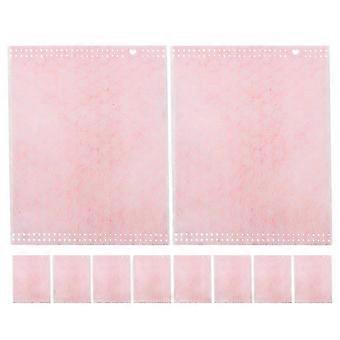 Rosa Make-up-Entferner-Pads zur Gesichtsreinigung, 10 Stück Einweg-Kosmetikpads