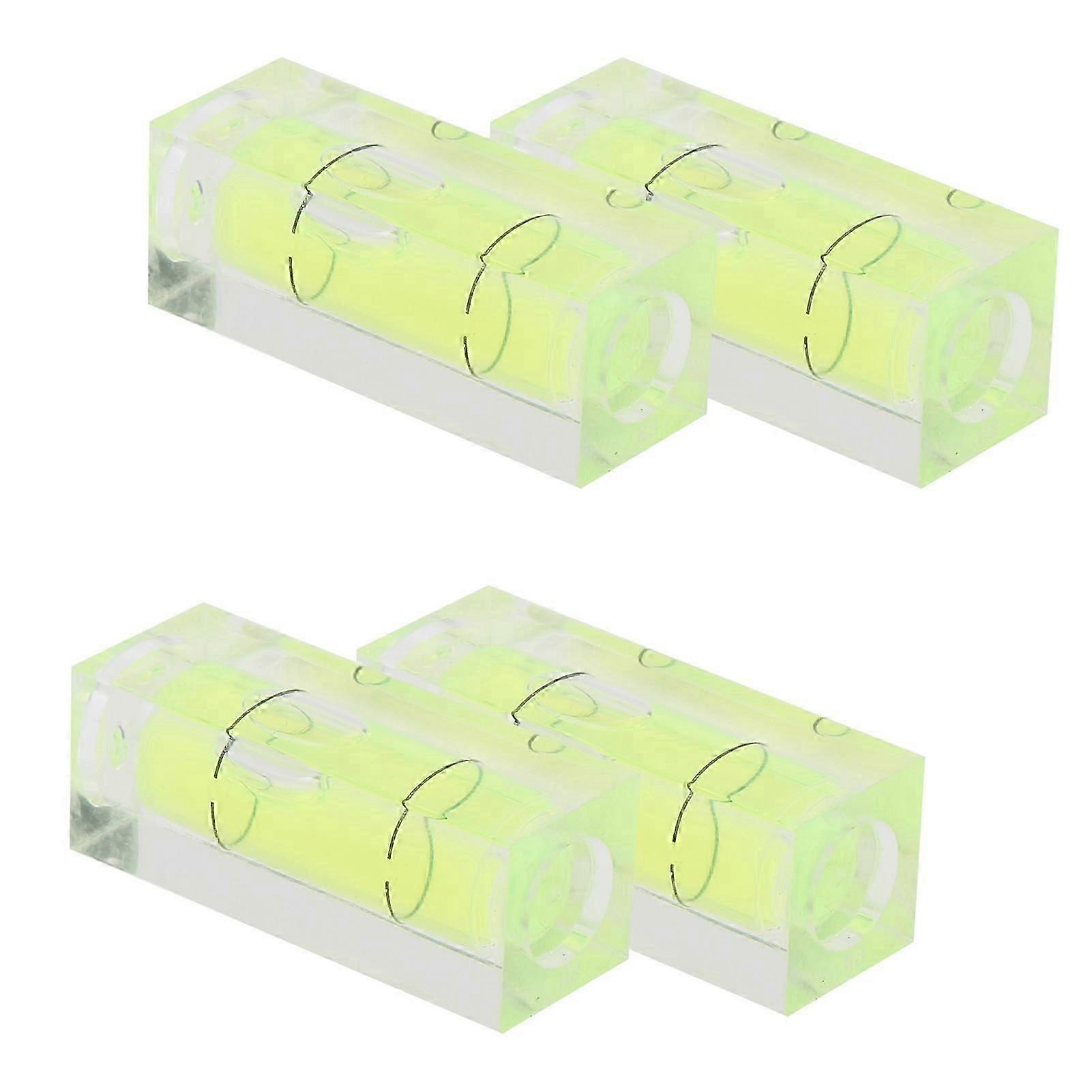 4pcs Small Spirit Level Square Bubble Level Detector 3D Printer Level Measuring Tool