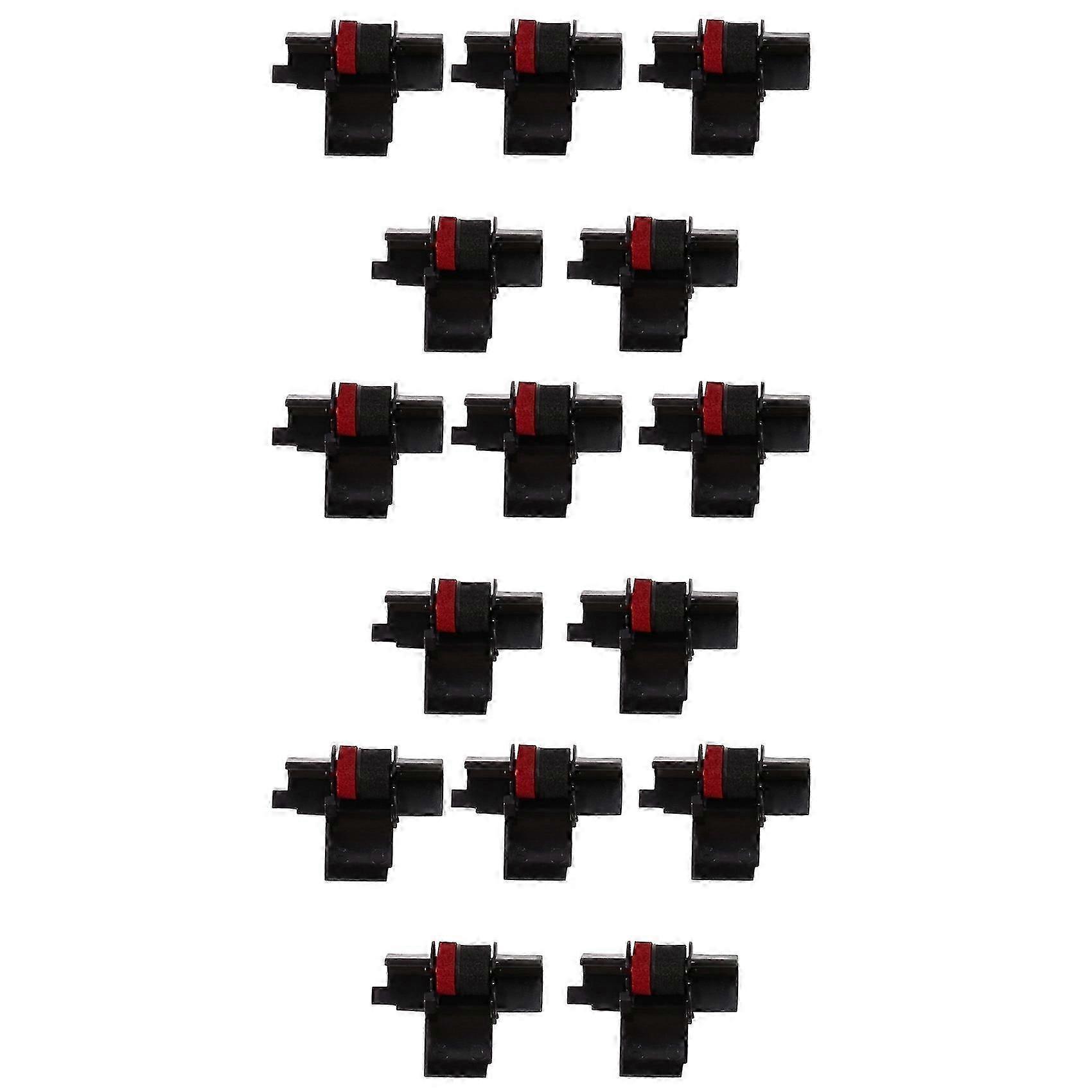 IR-40T (15 Pack) Compatible Calculator Printer Ribbons Ink Roller - Black & Red