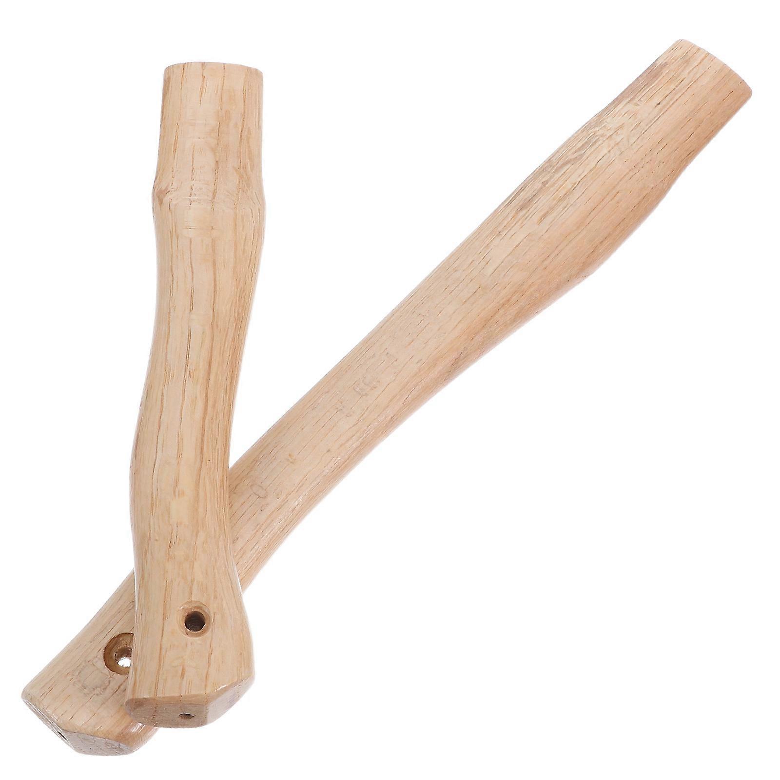 Handle Wooden Replacement Grip for Firewood Splitting 2Pcs Practical Use