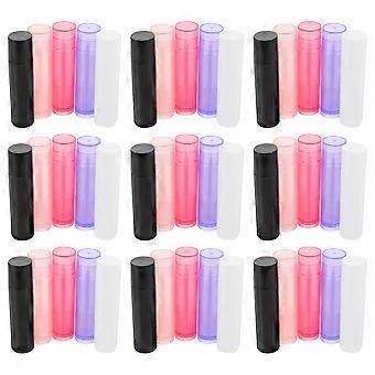 Tubos de lápiz labial vacíos para almacenamiento, 50 unidades, pequeños envases portátiles para crema labial.