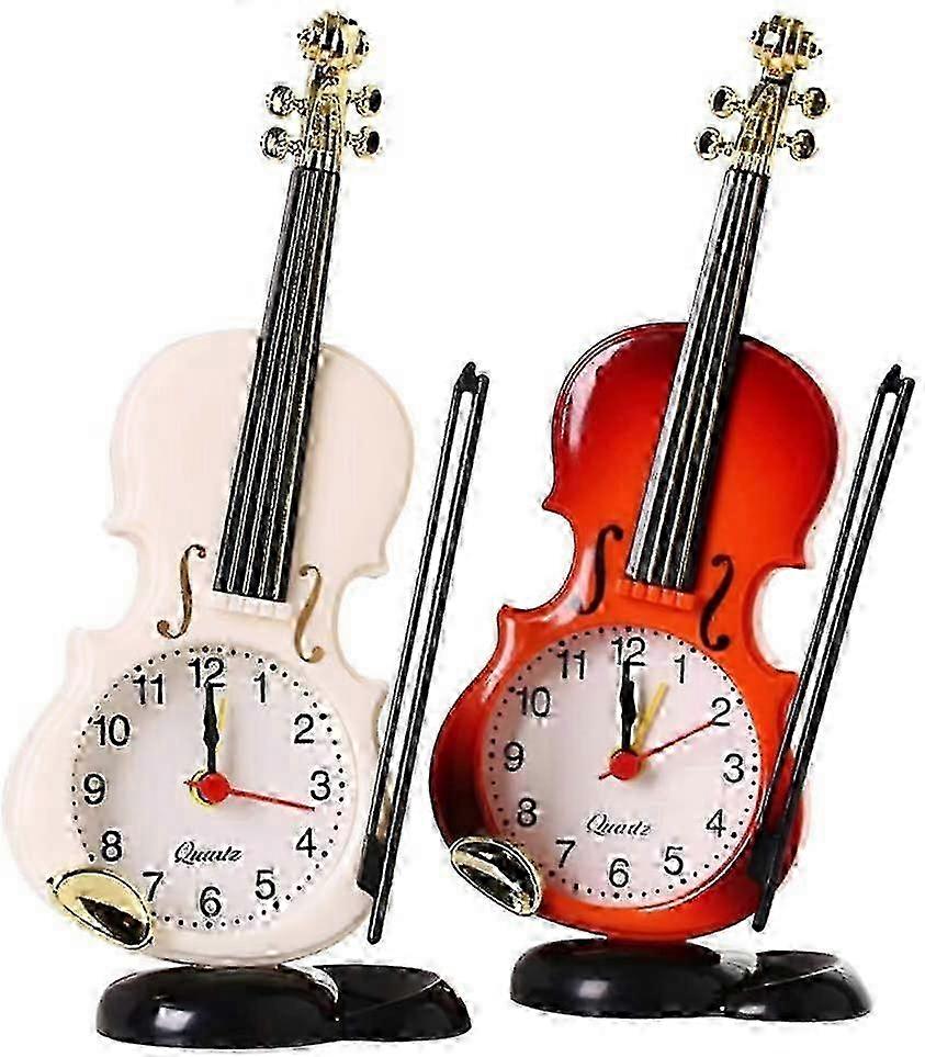 Silent Violin-Shaped Alarm Clock