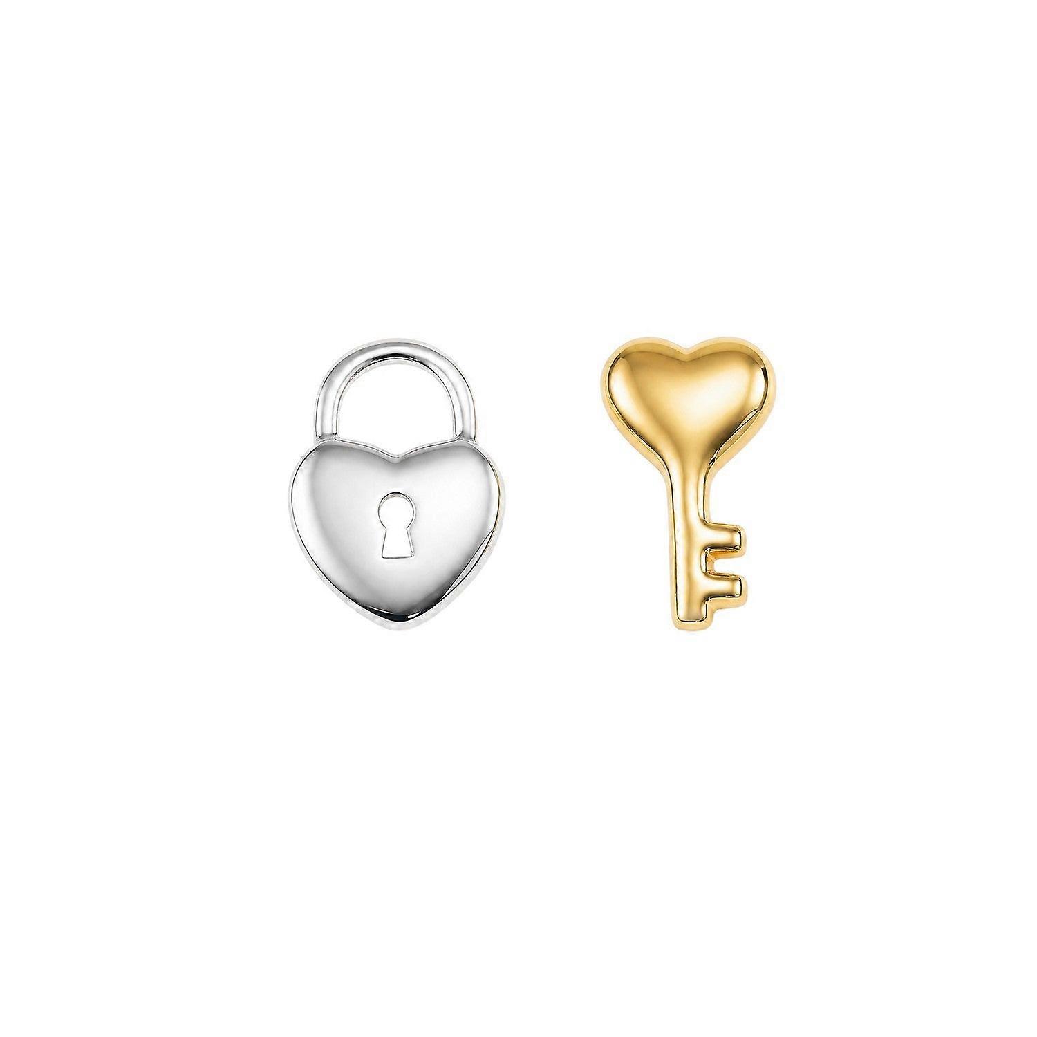 Beginnings Sterling Silver Gold Silver Earrings E6830 | Acotis