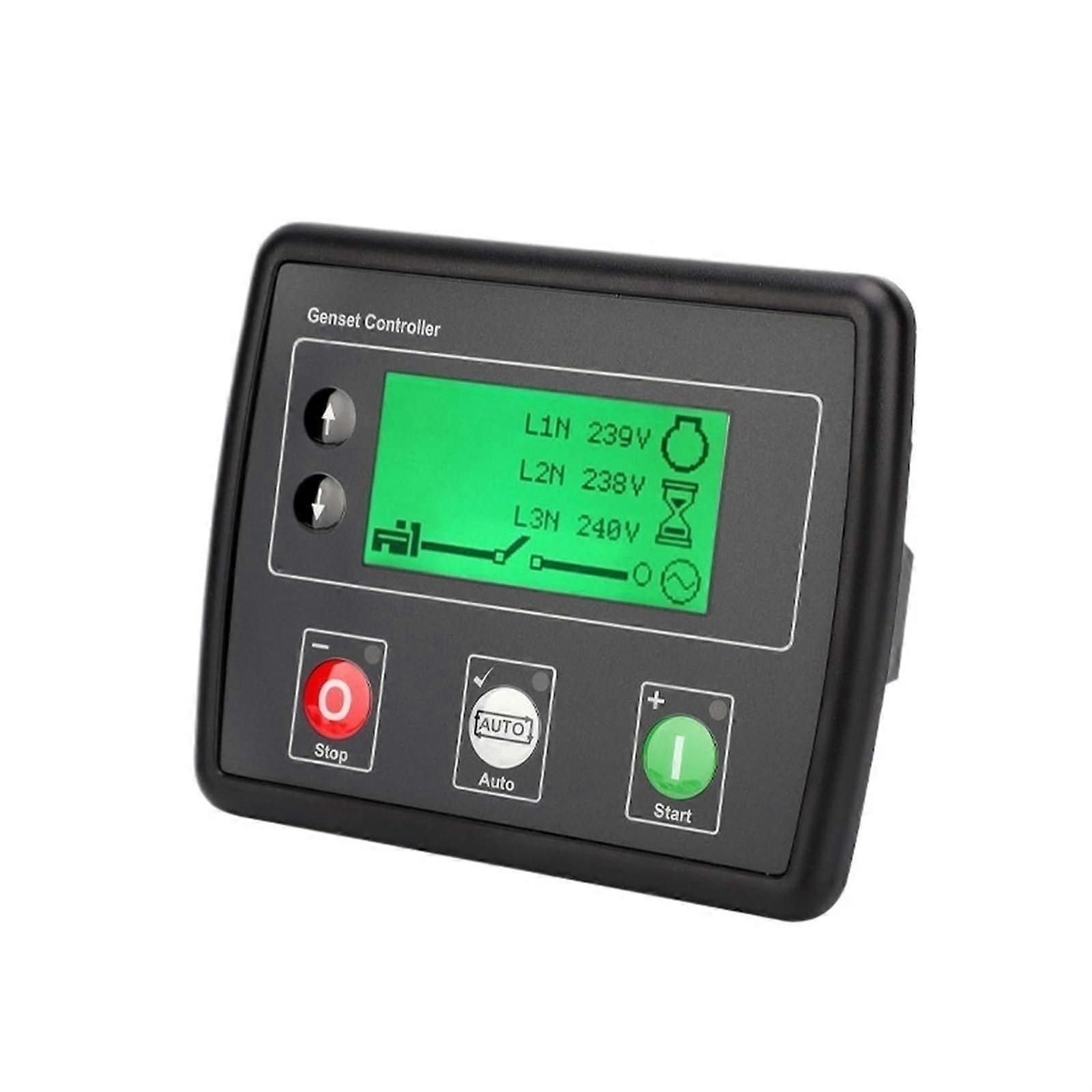 Generator Controller Replacement AMF Control Panel with Automatic Failure Control Black for DSE4520