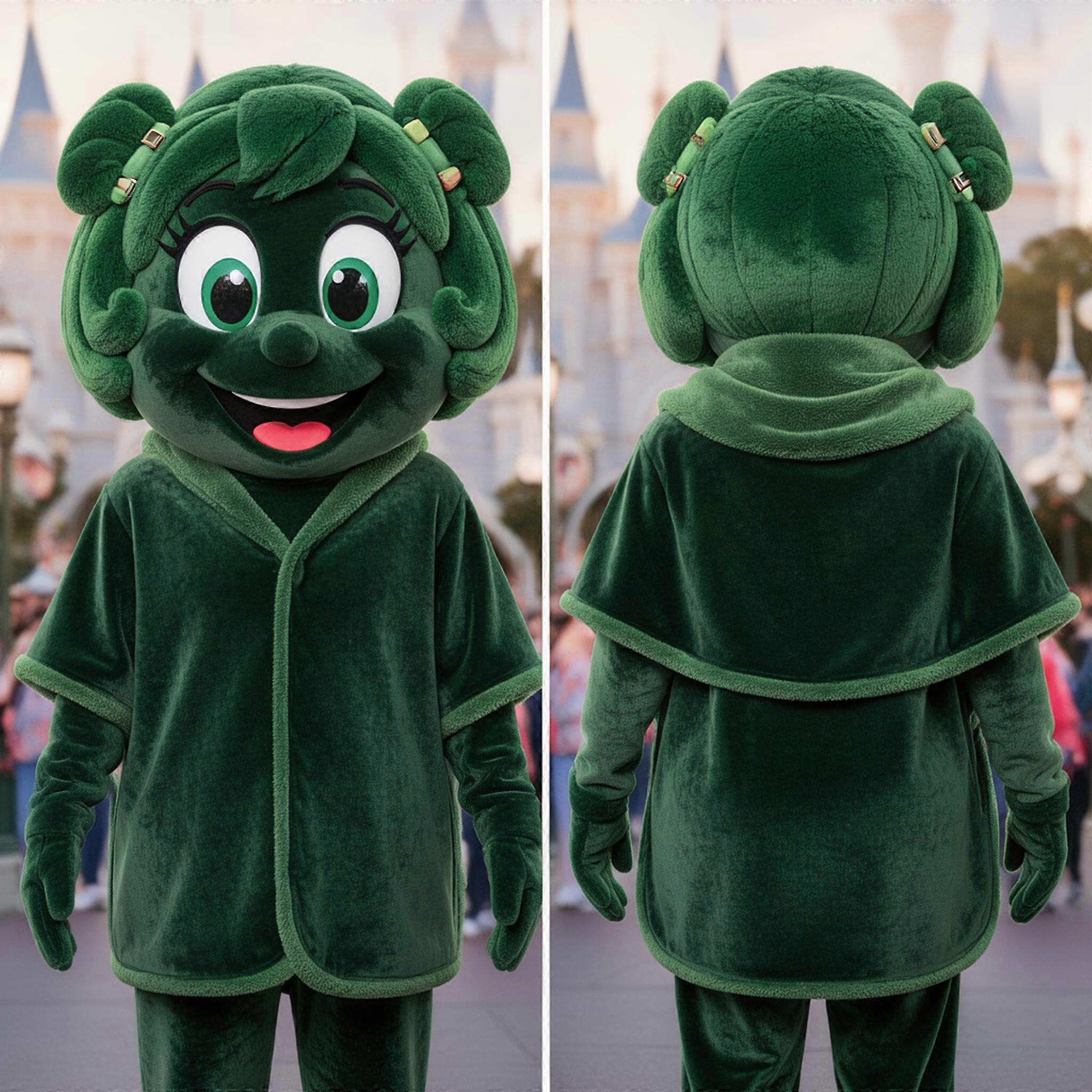 MASTICOT Forest Green Smiling Enchiladas Mascot
