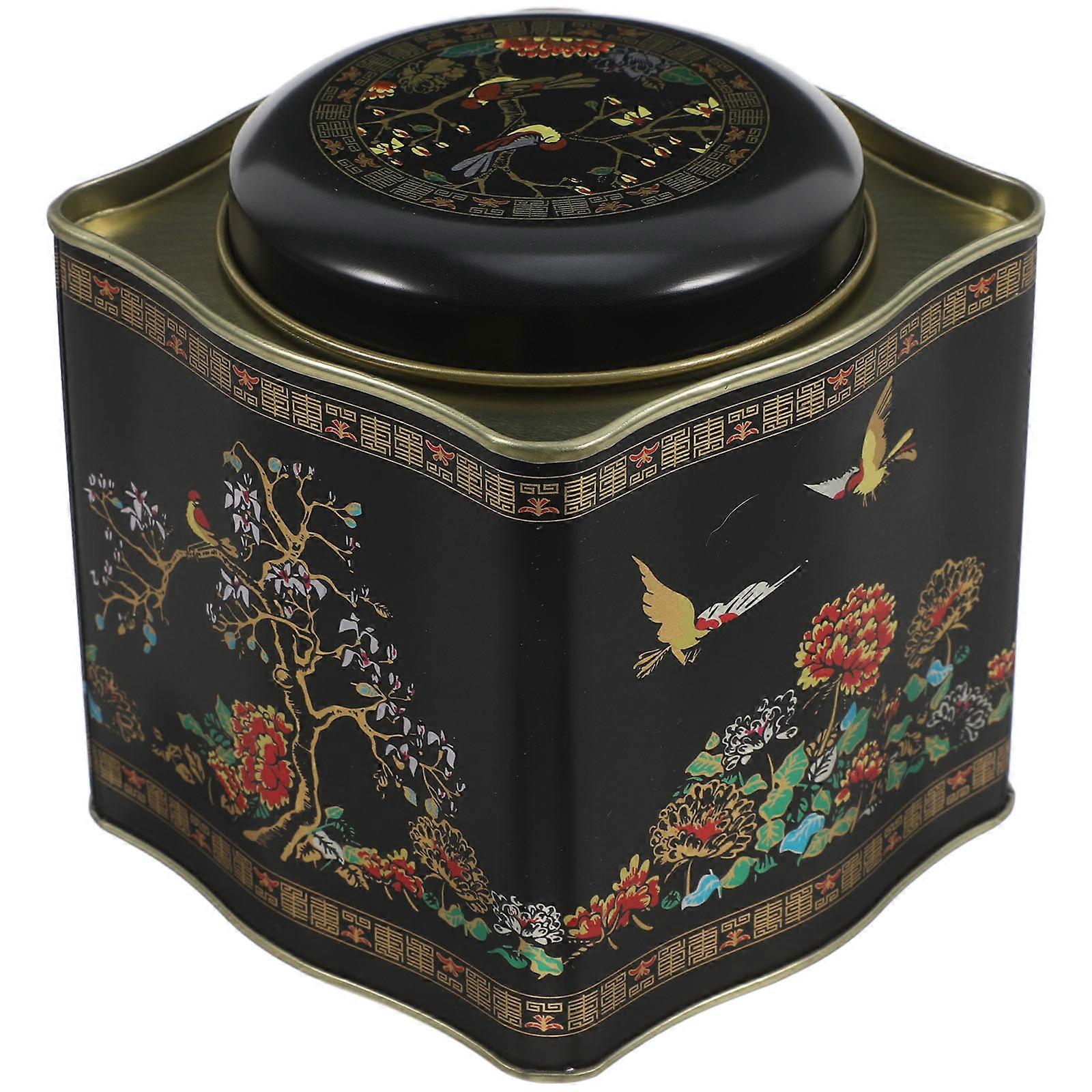 Square Wavy Candy Tin Metal Container for Storing Things