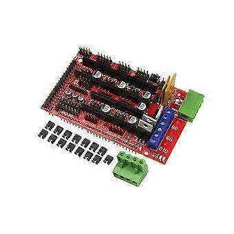 Placa de control RAMPS 1.4 para Arduino Mega 2560, kit de controlador para impresora 3D Reprap (paquete de 2) con soporte para doble motor.