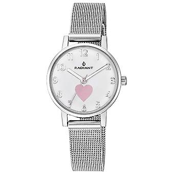 Radiant new heart & butterfly Quartz Analog Child Watch with RA450202 Stainless Steel Bracelet