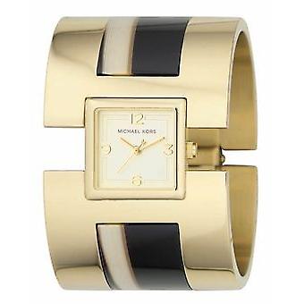 Mkors trend/ Mixed Quartz Analog Women's Watch with MK4171 Gold Plated Stainless Steel Bracelet