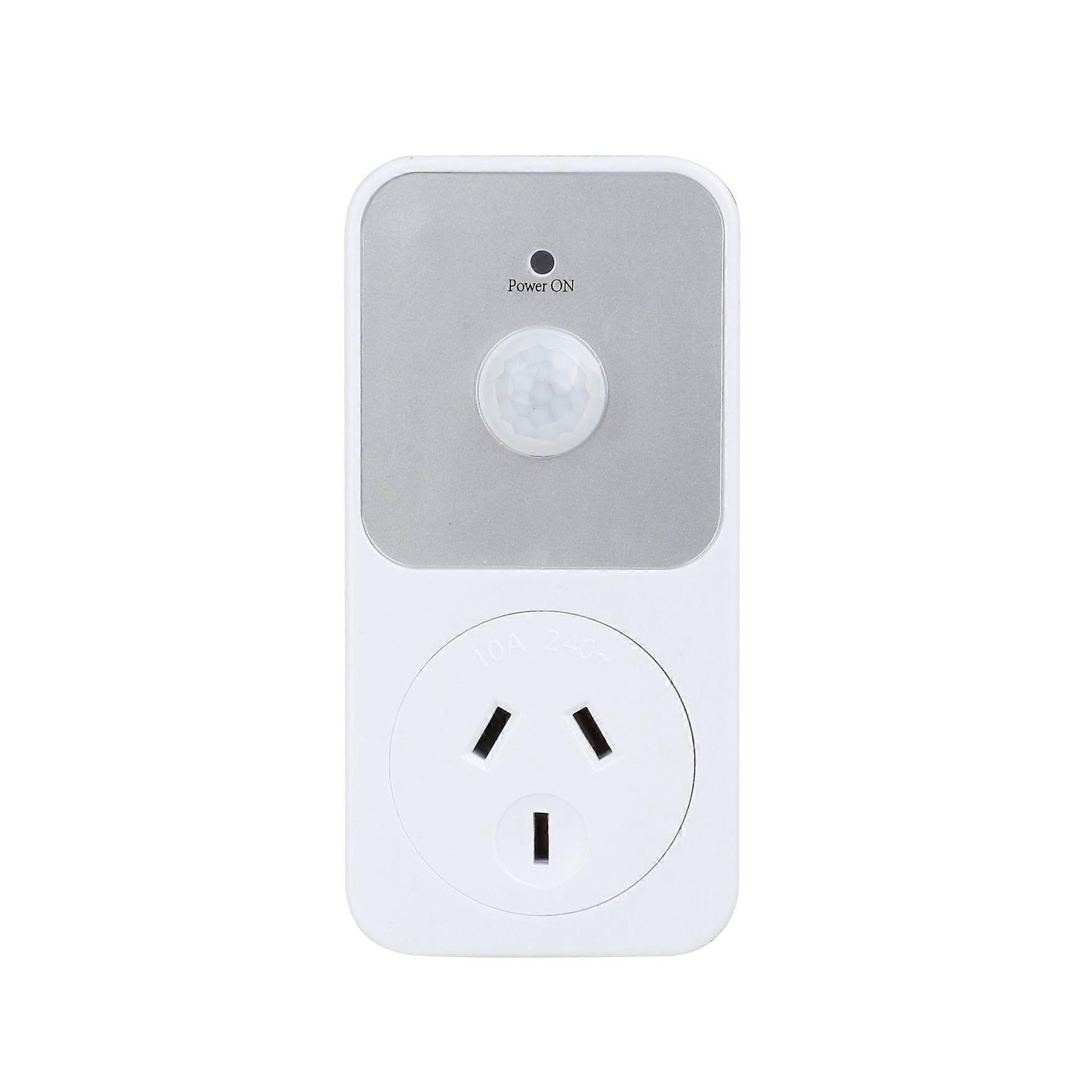 AU Plug Motion Sensor Socket with PIR Detection for Automatic Appliance Power Control