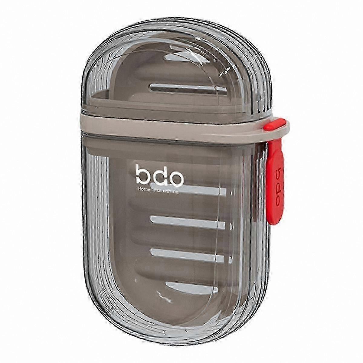 Drainable Travel Soap Box With Secure Lid