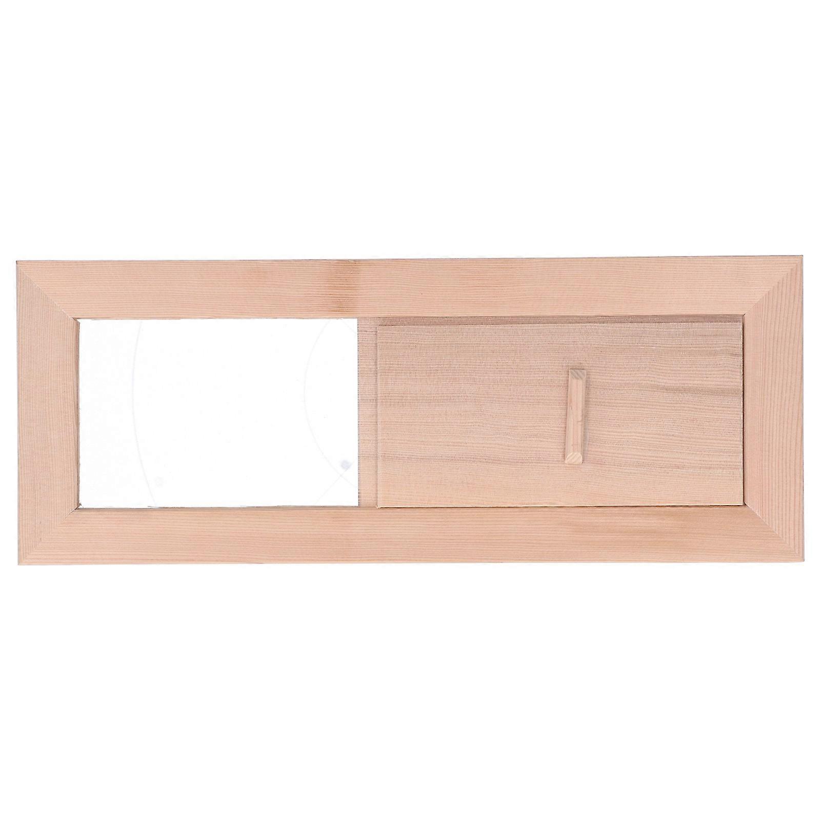 Adjustable Wooden Sauna Vent