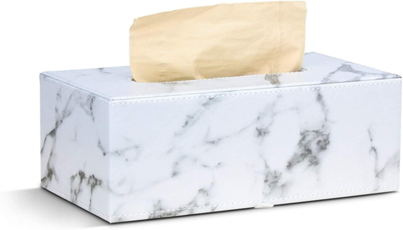 Tissue Box Holders,tissue Box Cover Rectangular Leather Household Office Holder Box