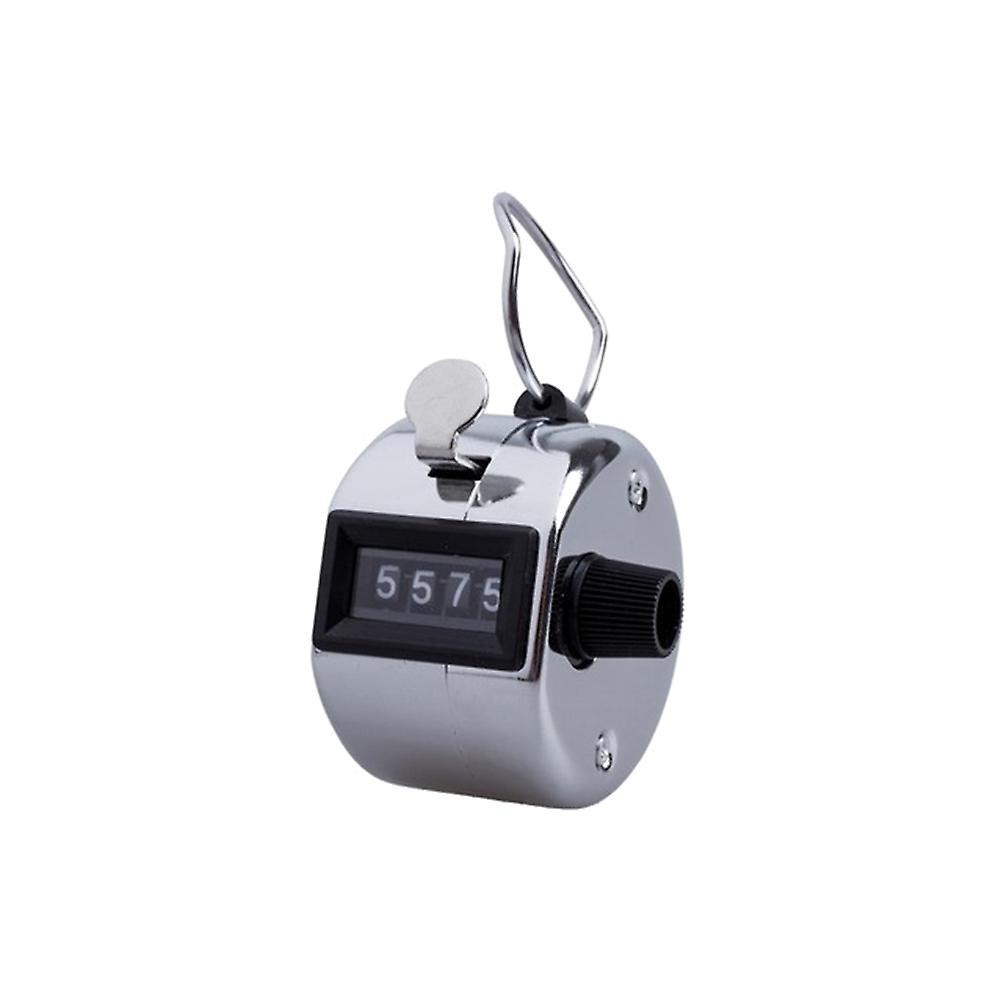 Heavy Duty Metallic 4-Digit Number Clicker Hand Held Tally Counter Counting Recorder