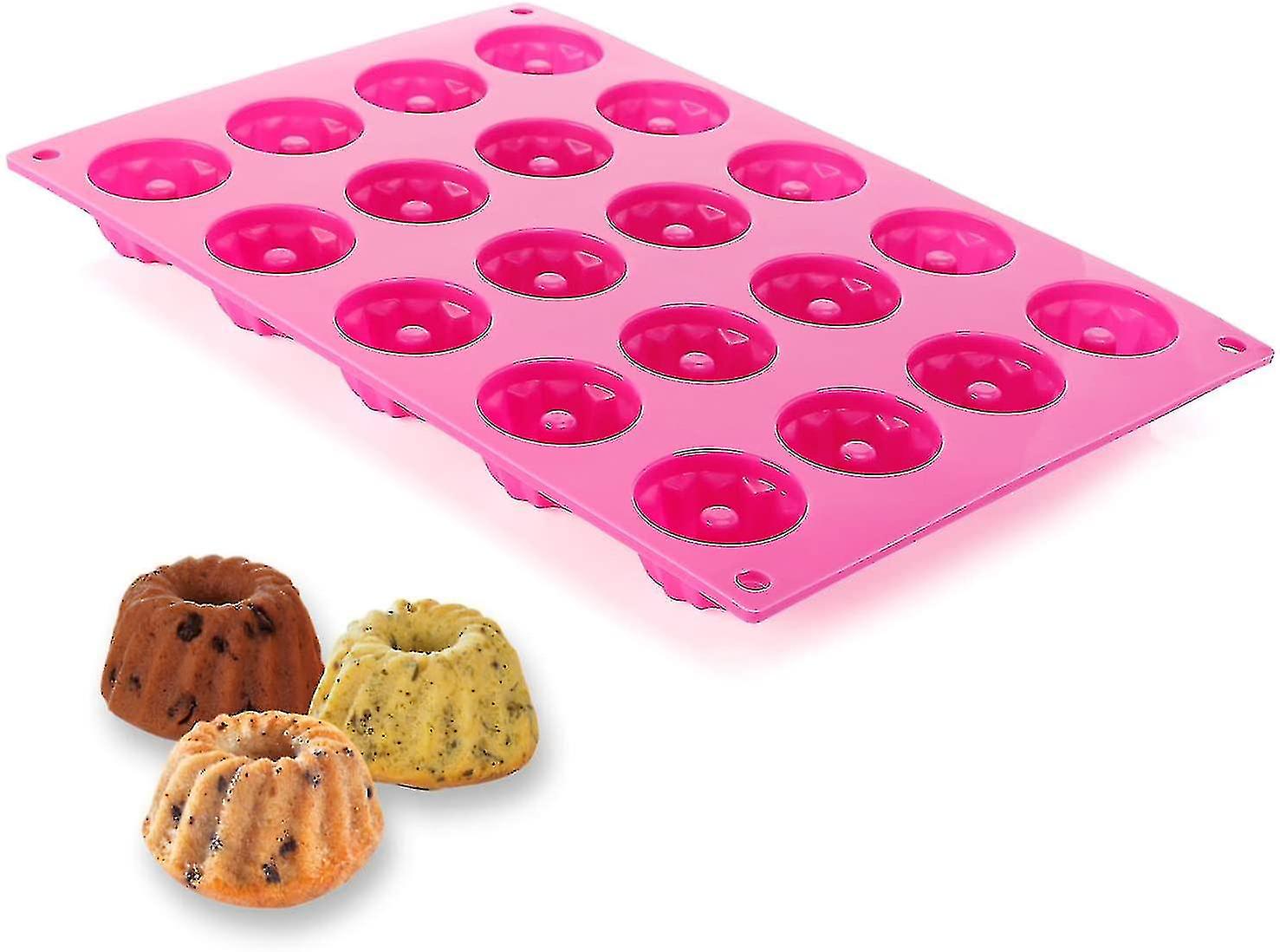 20 Mini Baking Mold, Silicone Baking Mold