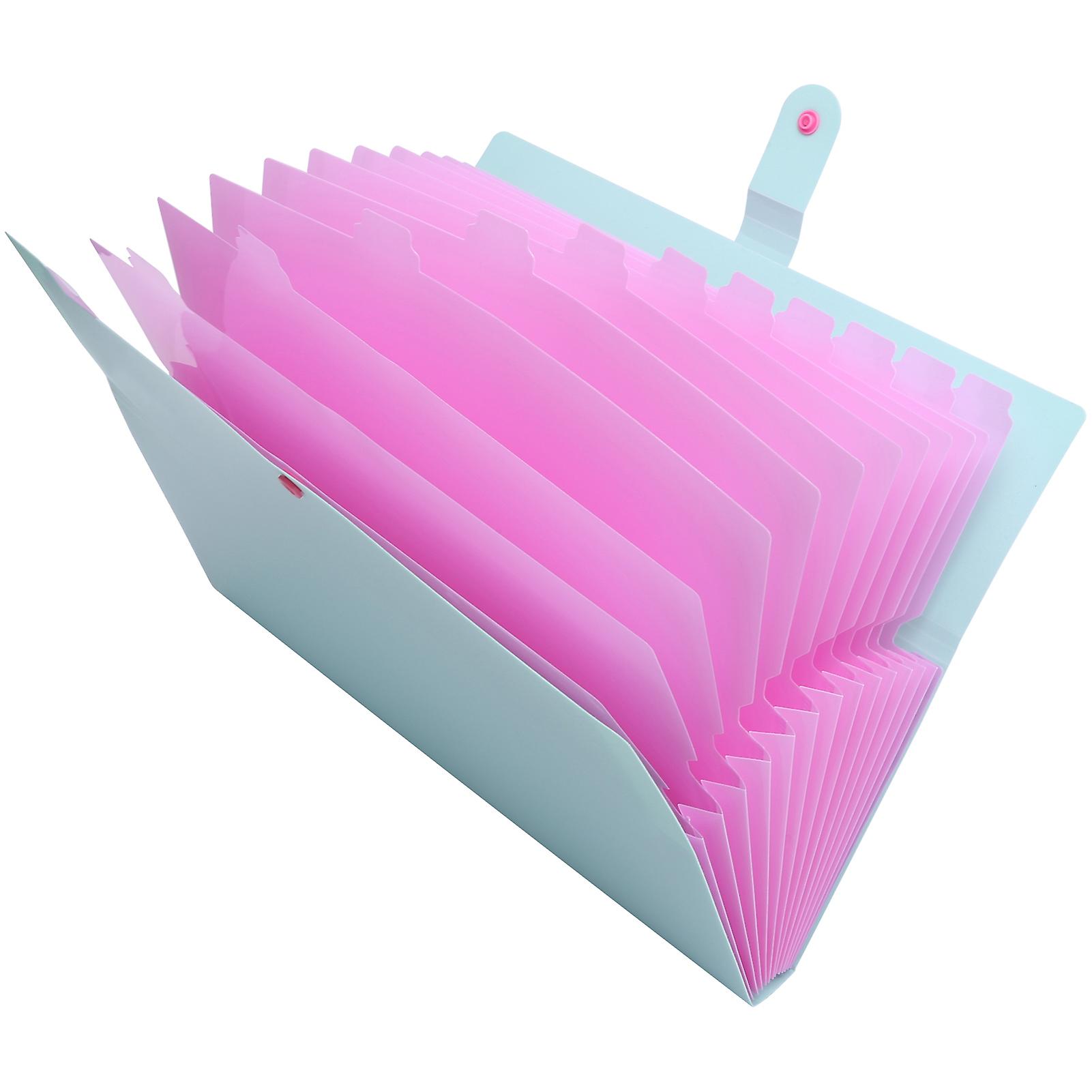 File Folder Bags A4 MultiLayer Document Organizer Paper Storage Informations Pockets