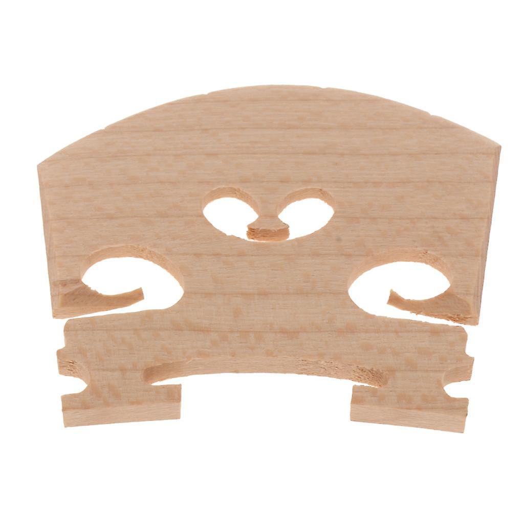 Solid Wooden Violin Bridge Musical Instrument DIY Replace 3-4