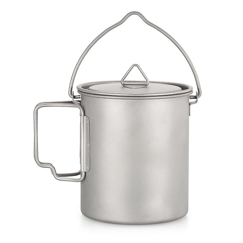 Ultralight 750ml Titanium Pot Portable Titanium Water Mug Cup