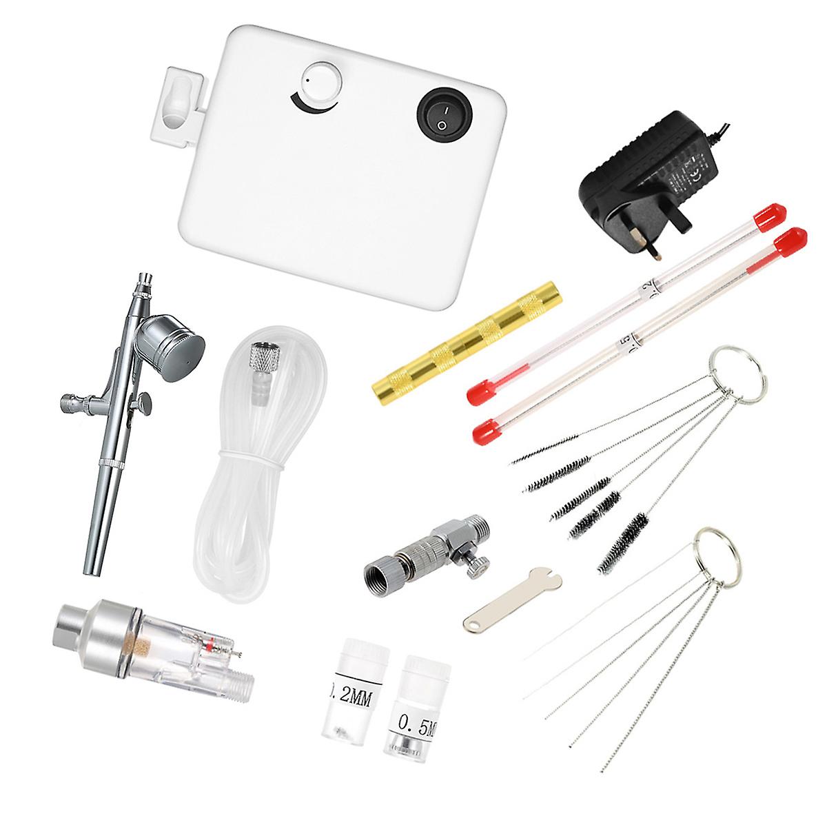 Multi-purpose Airbrush Mini Air Compressor Set Gravity Feed Air Brush Kit