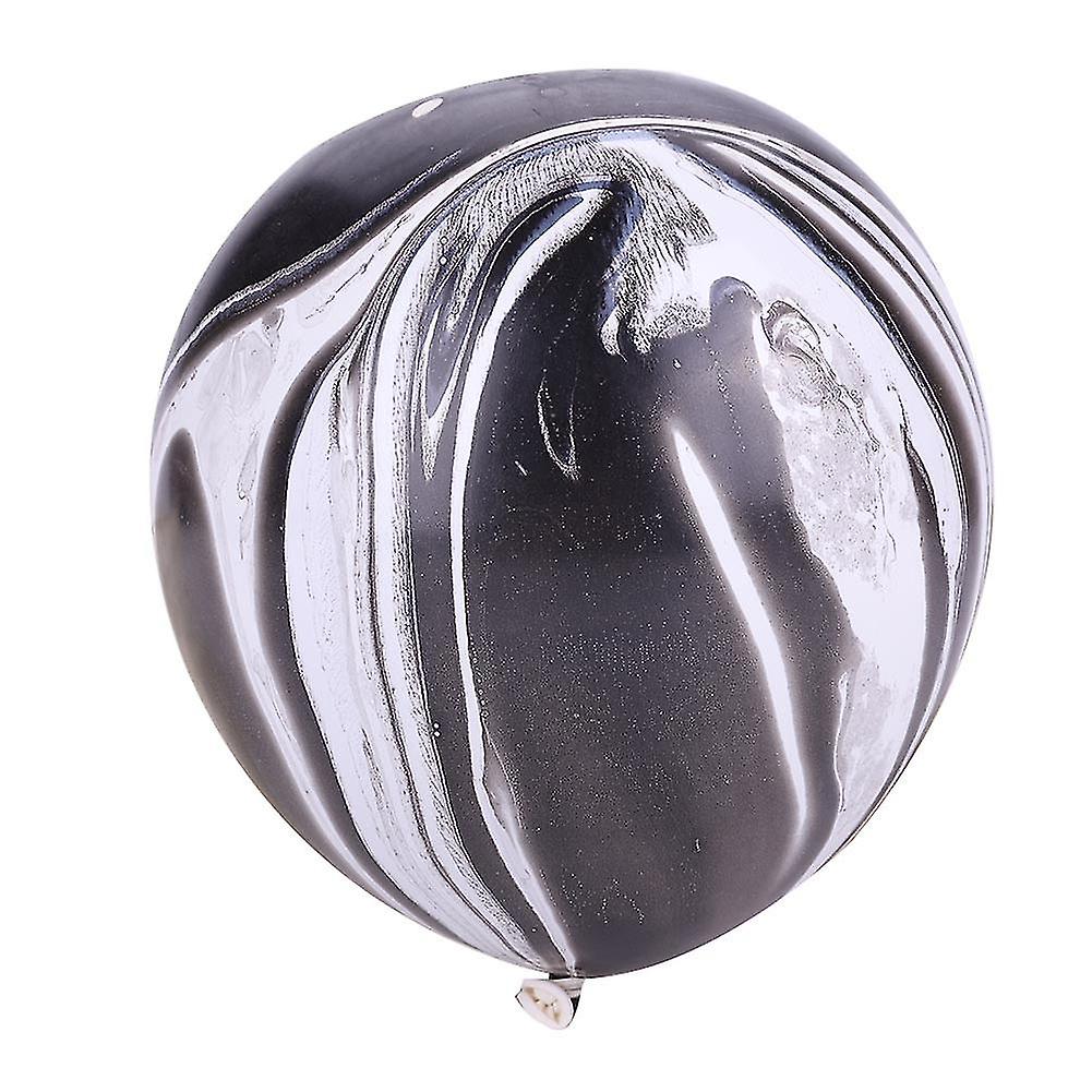 10 Pcs Agate Pattern Latex Balloons 12in for Birthday Wedding