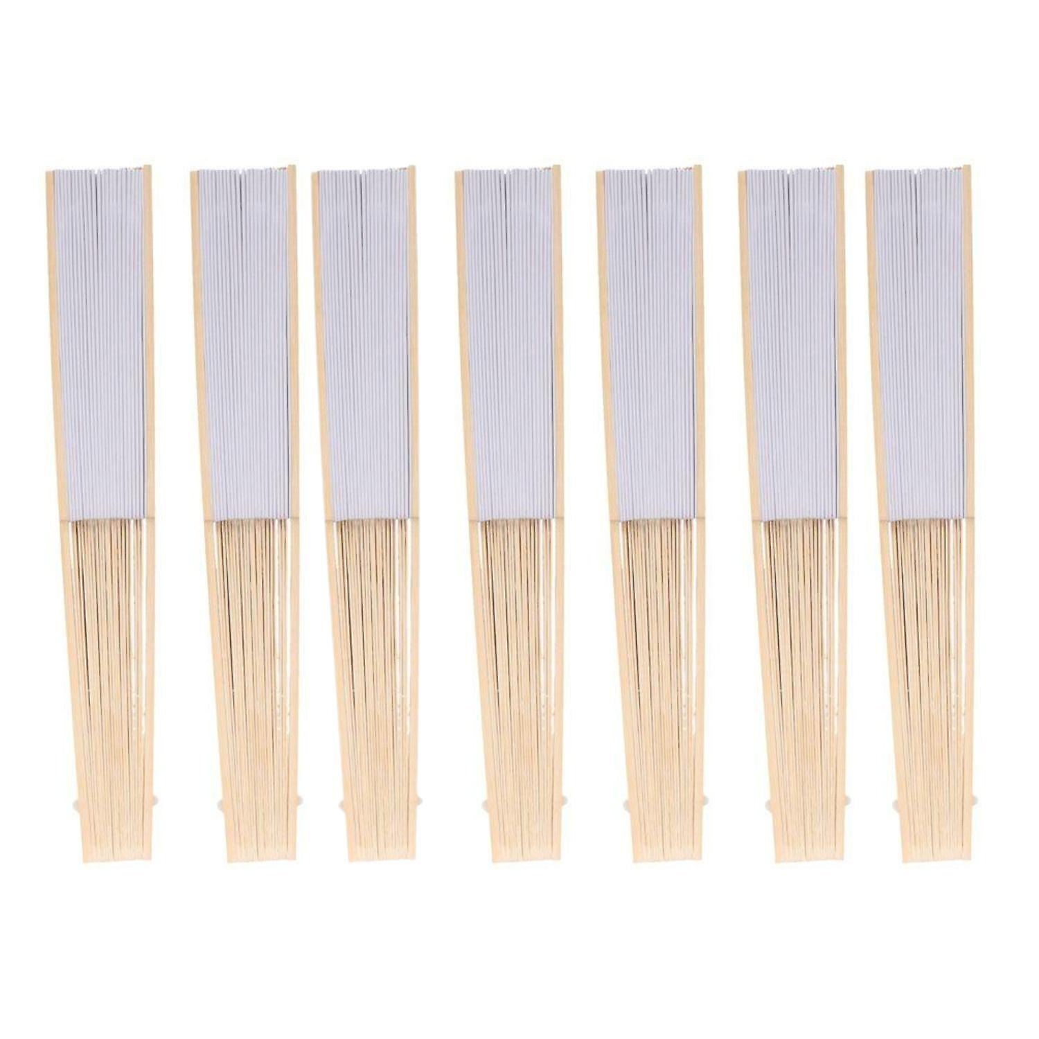 7 paper fans to customize 21 cm